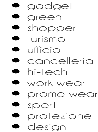 gadget  green  shopper  turismo  ufficio  cancelleria  hi-tech  work wear  promo wear  sport  protezione  design